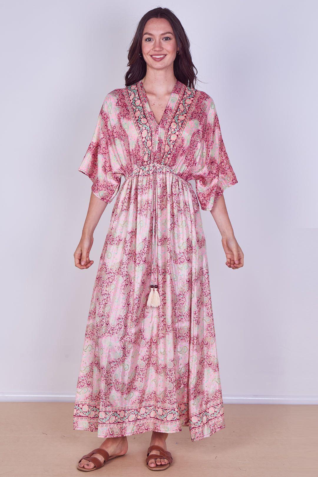 Boho Paisley Maxi Dress by ELAINA FASHION