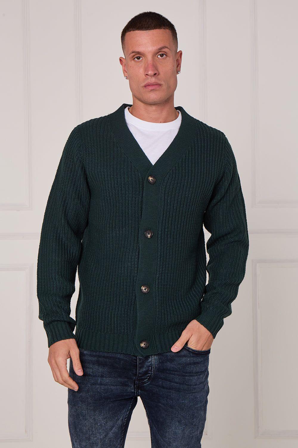 Button-Up Knitted Cardigan by ELAINA FASHION