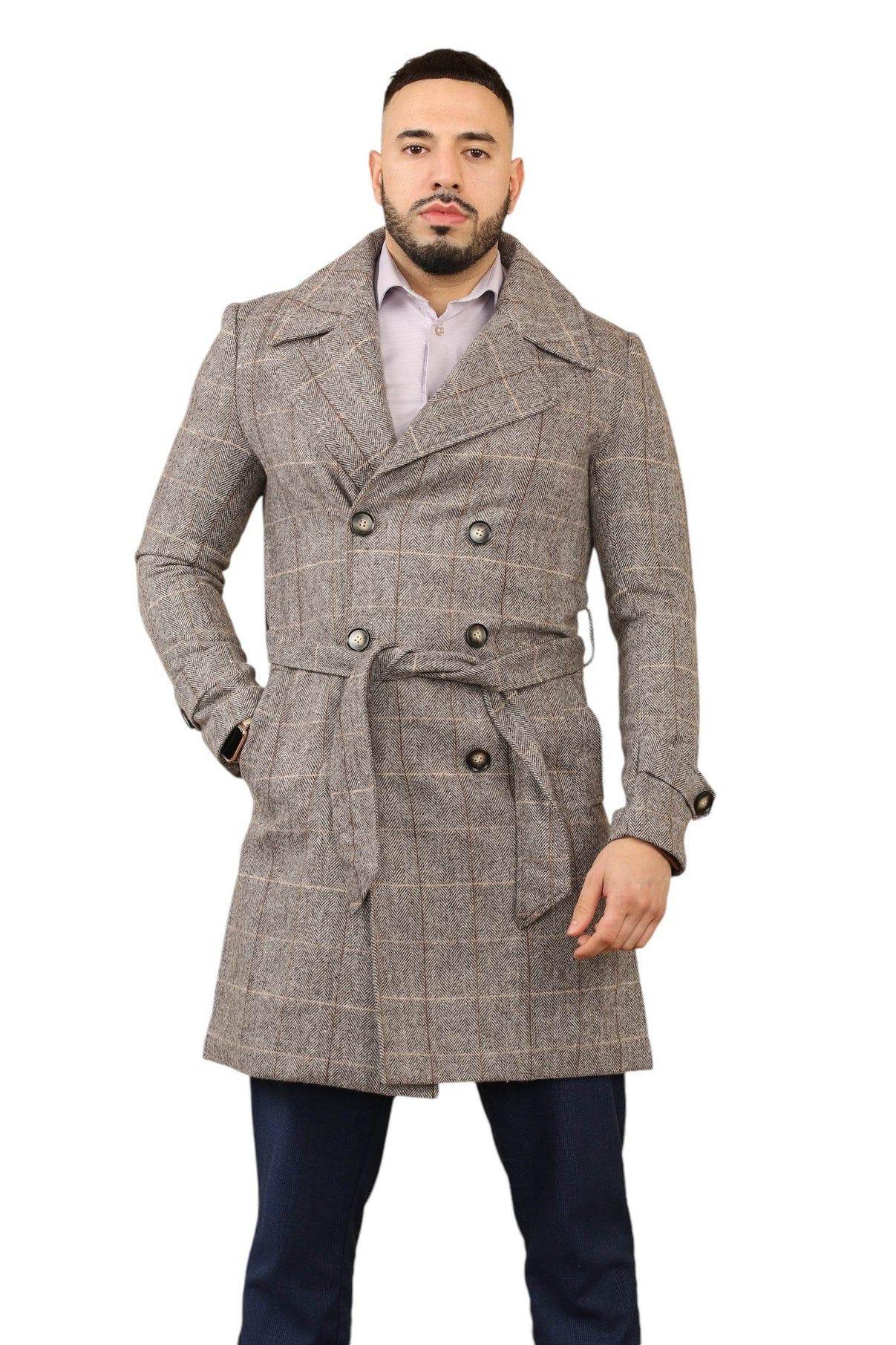 Double-Breasted Trench Coat by ELAINA FASHION