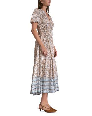Split Neck Maxi Dress by ELAN