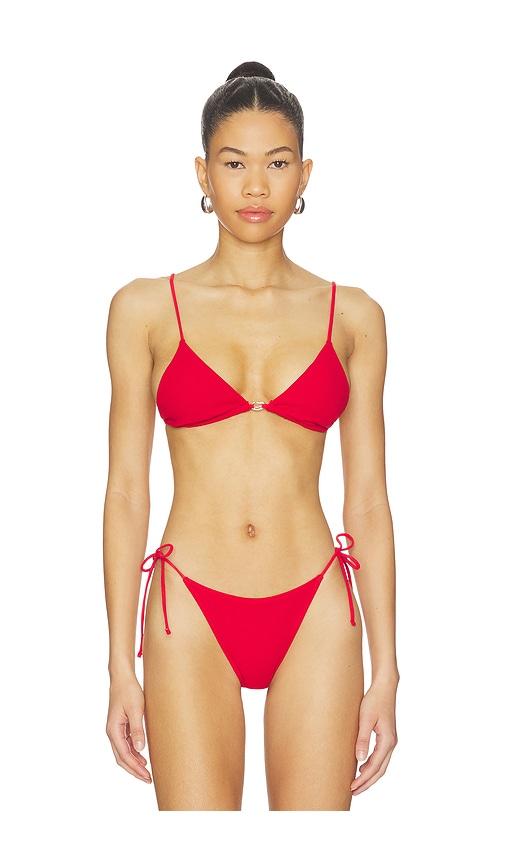 ELCE Amaya Triangle Top in Red by ELCE