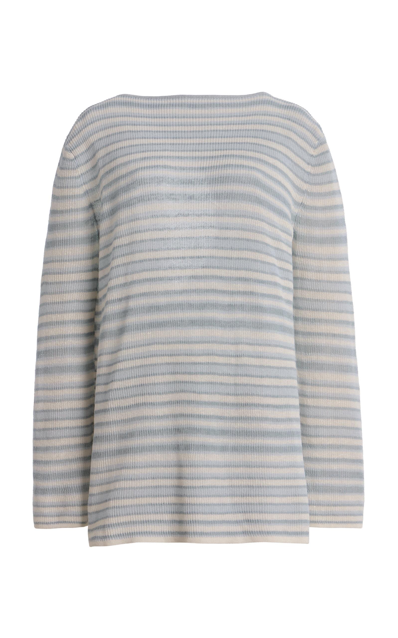 ELCE Exclusive Auratriped Linen Mini Dress - Moda Operandi by ELCE