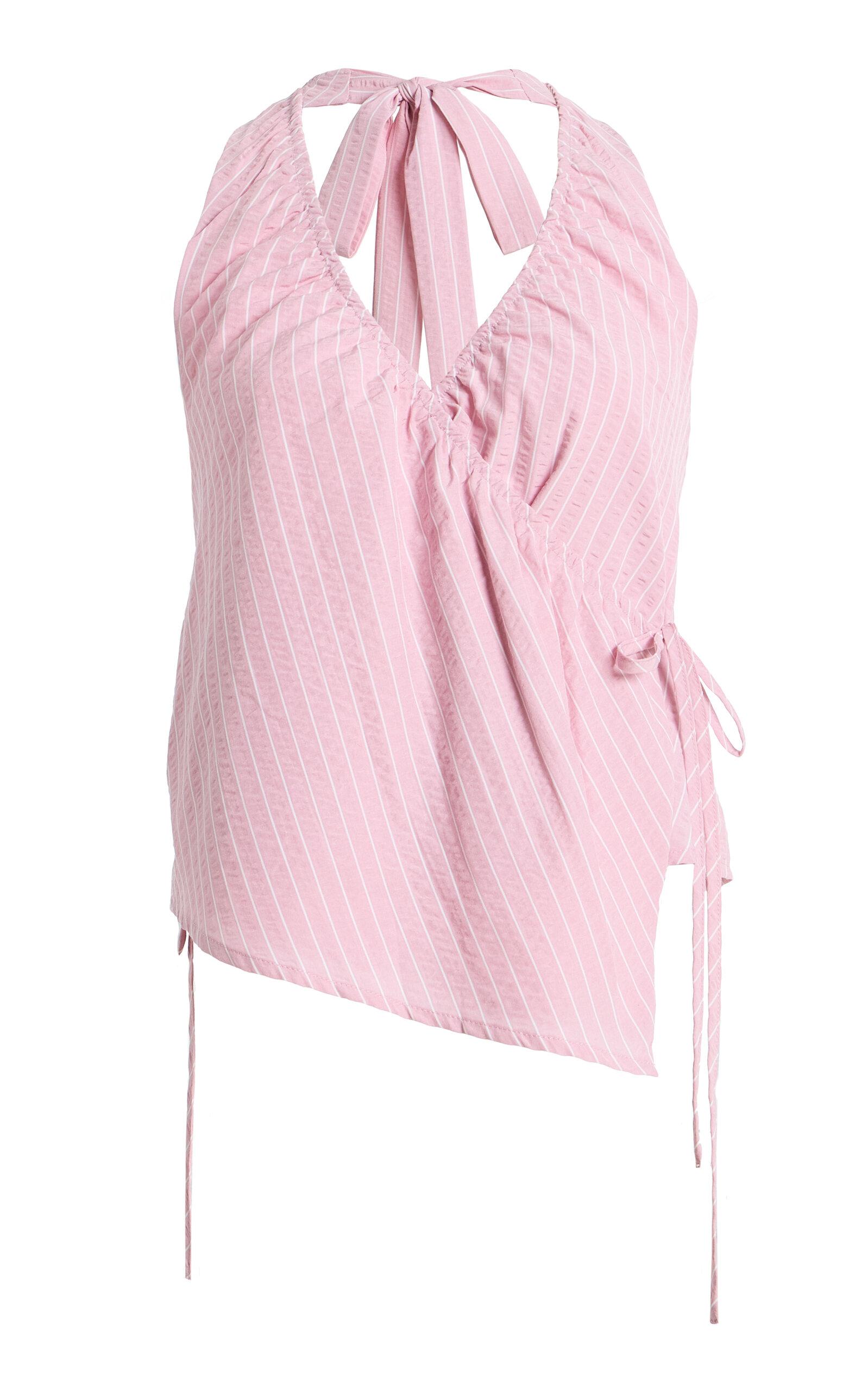 ELCE Lola Cotton-Blend Halter Top -oda Operandi by ELCE