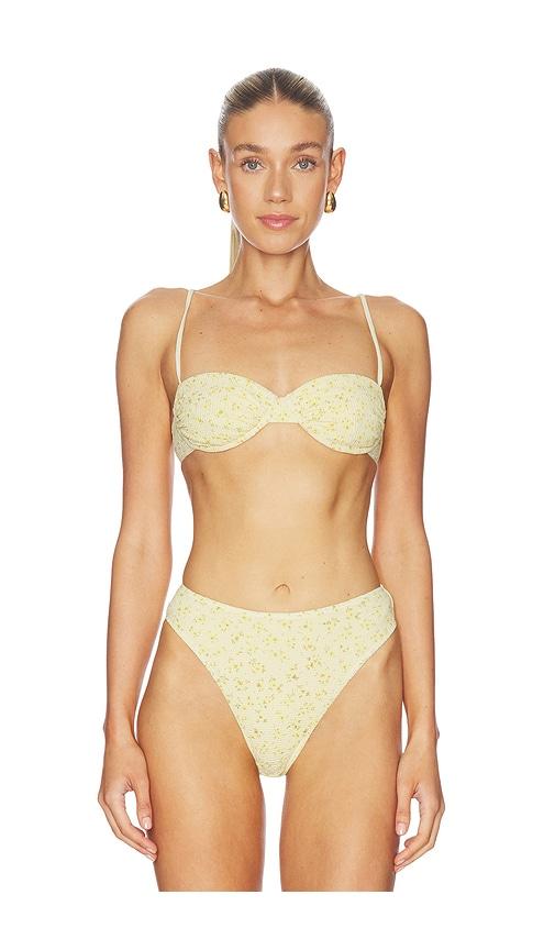 ELCE Magnolia Bra Cup Top in Yellow by ELCE