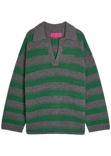 Dume striped cashmere rugby jumper by ELDER STATESMAN