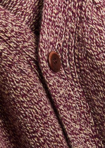 Oak Marl cashmere cardigan by ELDER STATESMAN