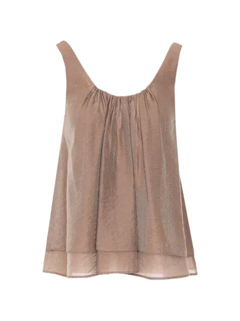 draped-detail top by ELE