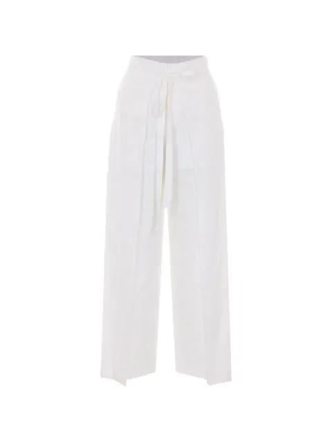 lace-tie trousers by ELE