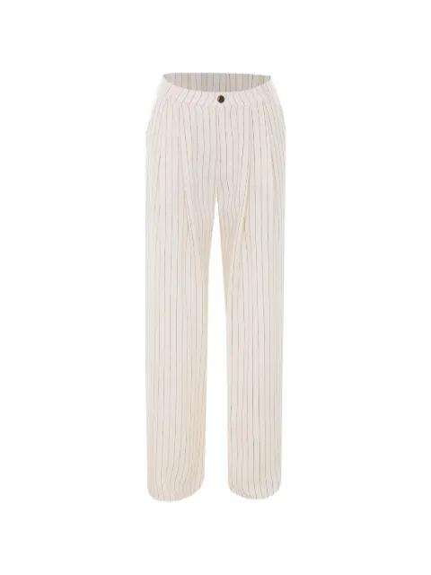 striped flared trousers by ELE
