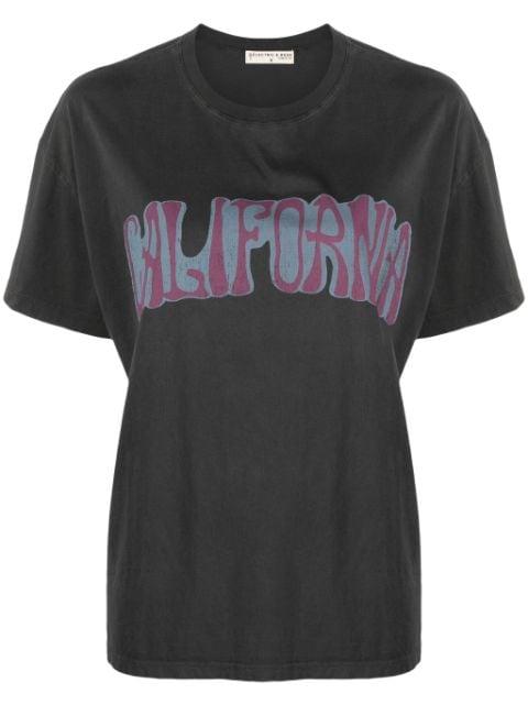 graphic-print cotton T-shirt by ELECTRIC&ROSE