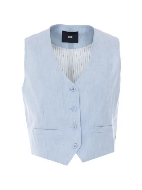 V-neck button waistcoat by ELEH