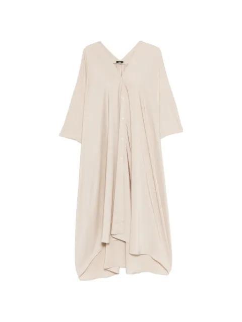 button V-neck dress by ELEH