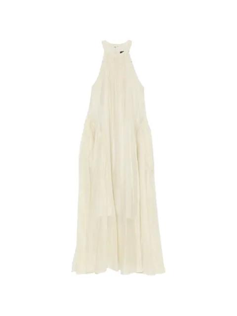 crinkled maxi dress by ELEH