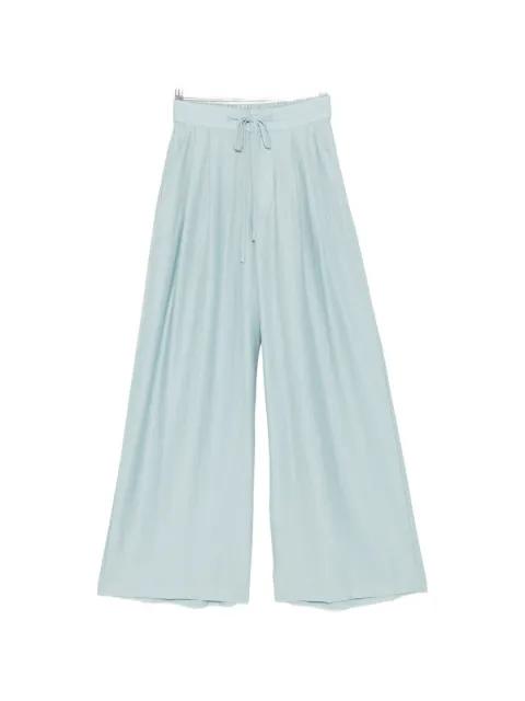 drawstring wide-leg trousers by ELEH