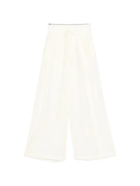drawstring wide-leg trousers by ELEH