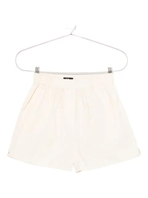 elastic-waistband cotton shorts by ELEH