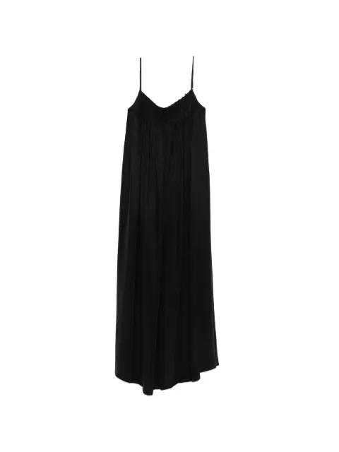 gathered-detail maxi dress by ELEH