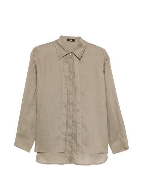 pleated layer shirt by ELEH