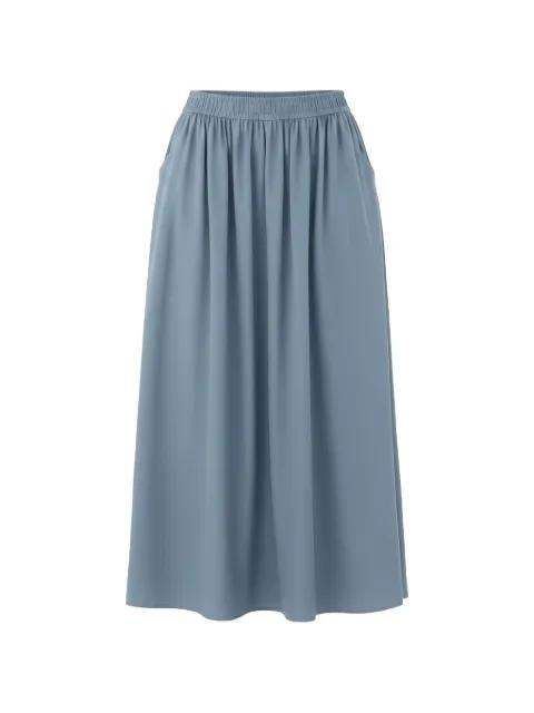 pleated midi skirt by ELEH