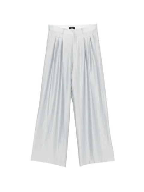 pleated palazzo pants by ELEH