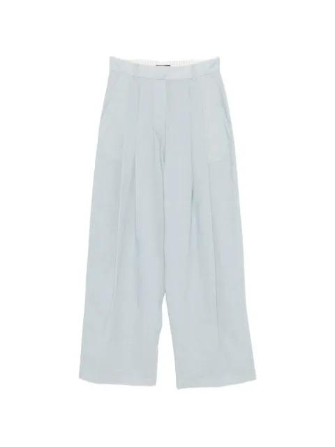 pleated wide-leg trousers by ELEH