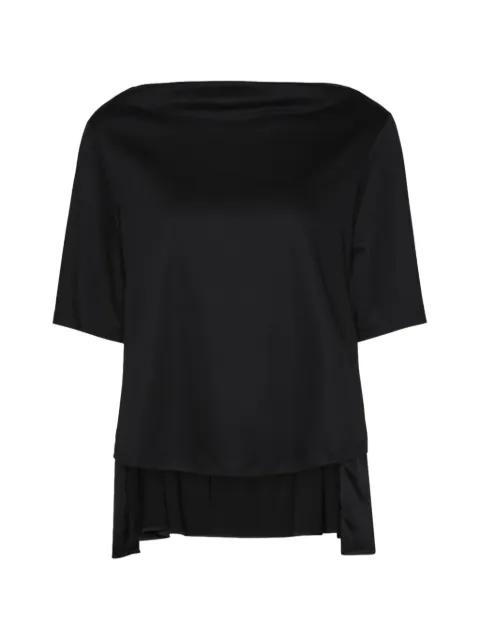 boat-neck tiered top by ELENA MIRO