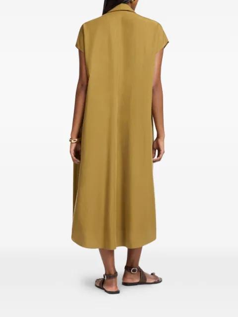 button-up midi dress by ELENA MIRO