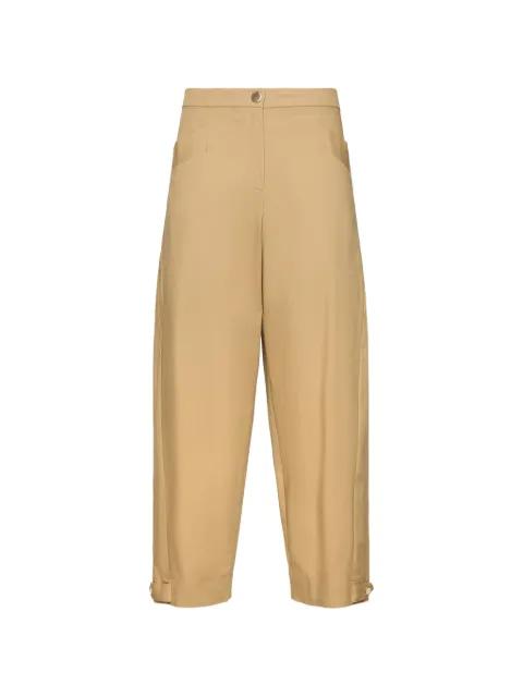 cuff-straps trousers by ELENA MIRO