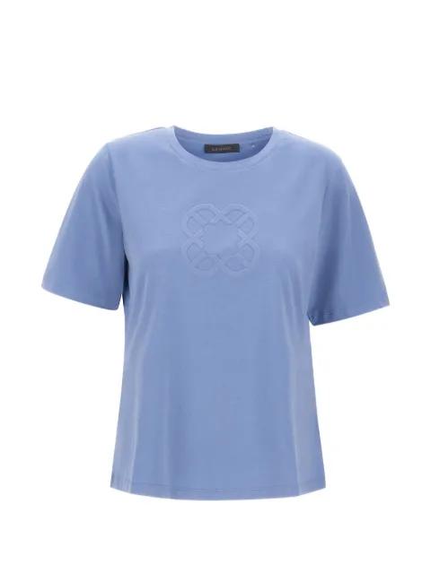 embossed logo T-shirt by ELENA MIRO