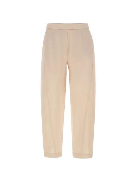 high-rise tapered trousers by ELENA MIRO