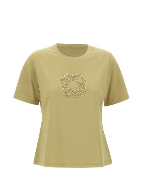 jewel monogram T-shirt by ELENA MIRO