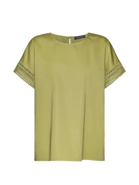 lace-trim top by ELENA MIRO