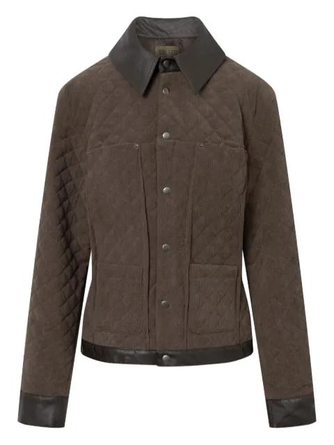 quilted corduroy jacket by ELENA VELEZ