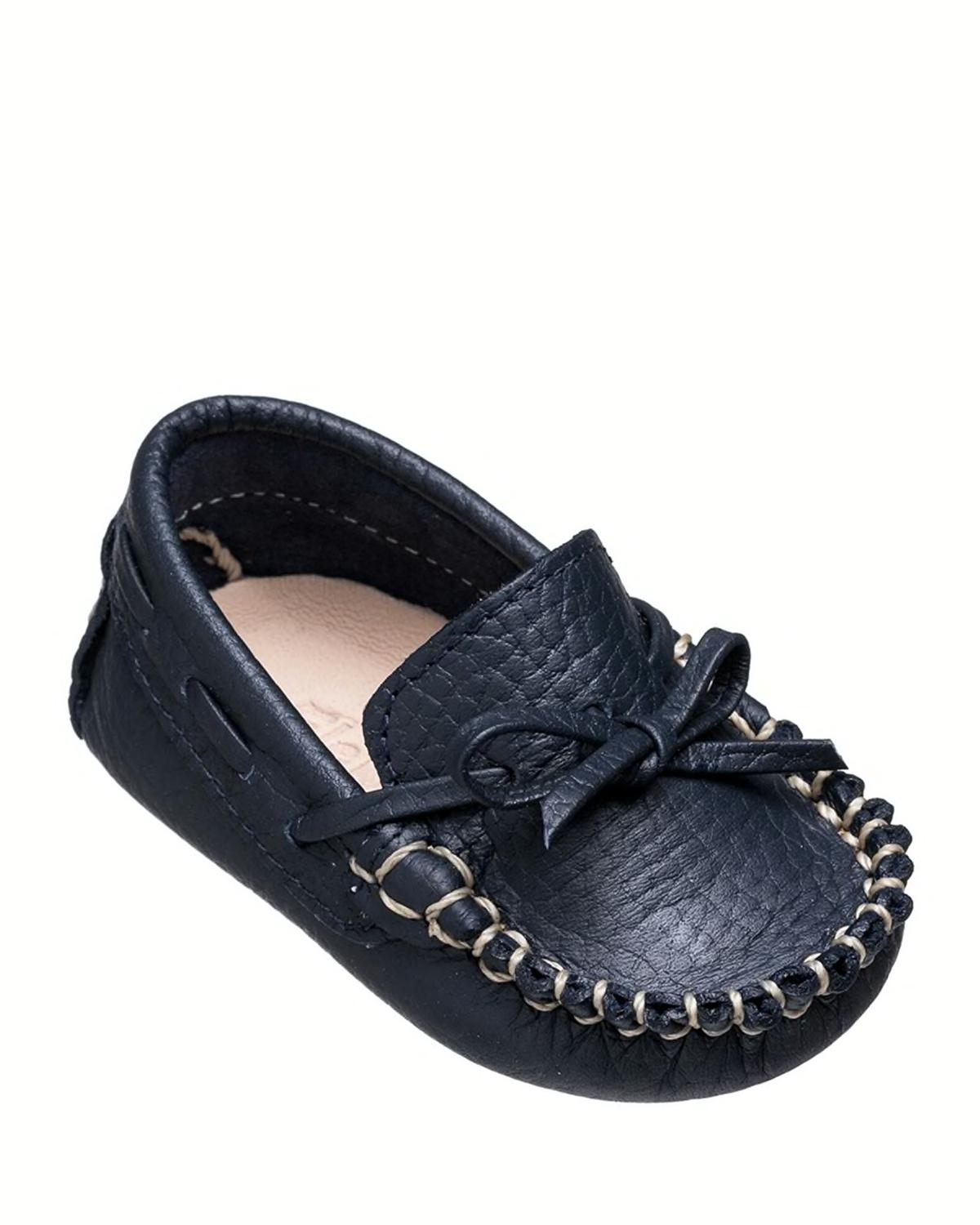 Boy's Driver Leather Loafers, Baby by ELEPHANTITO