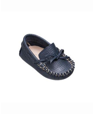 Contrasting Stitching Driver Loafer - Baby by ELEPHANTITO