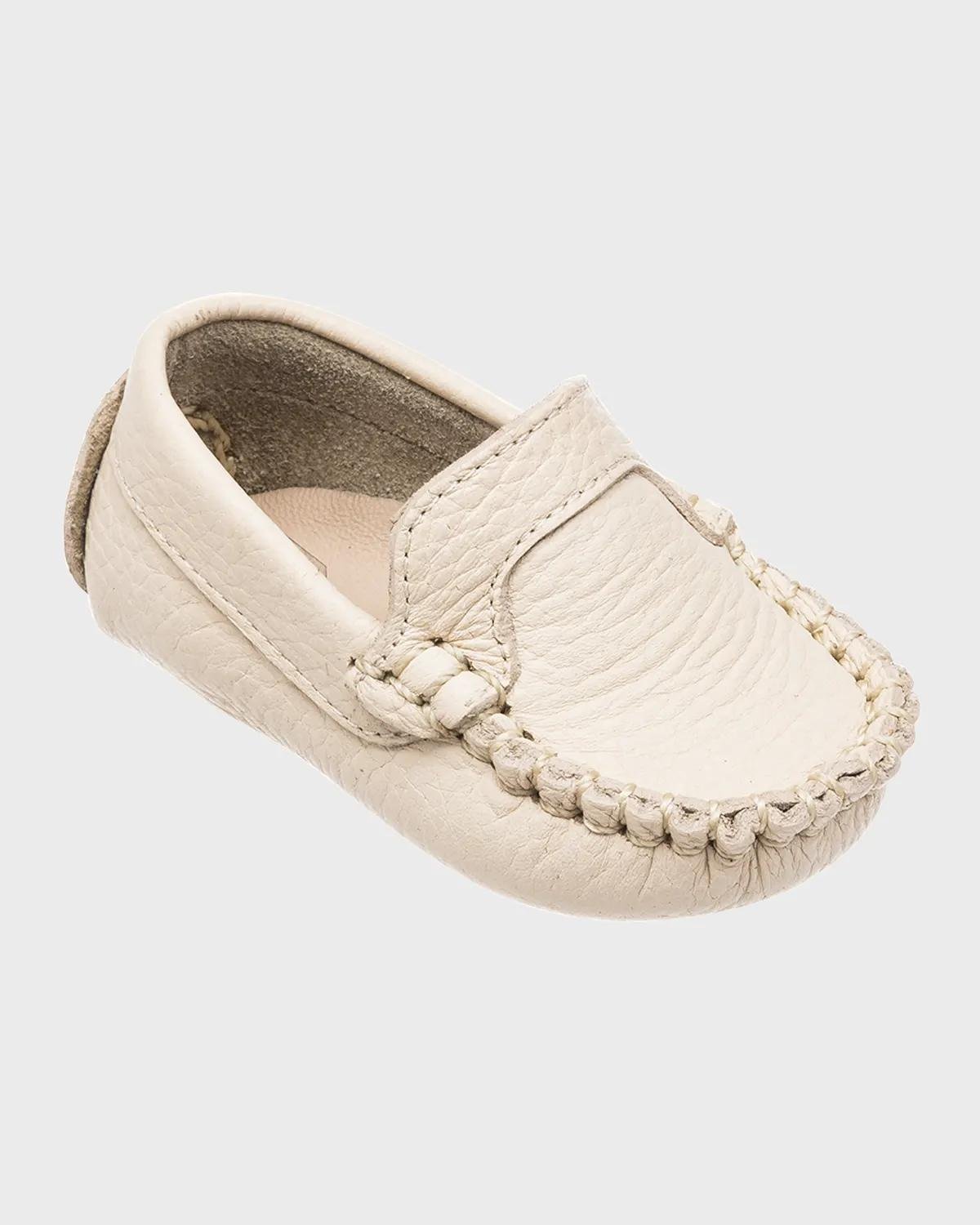 Girl's Leather Moccasin Shoes, Baby by ELEPHANTITO