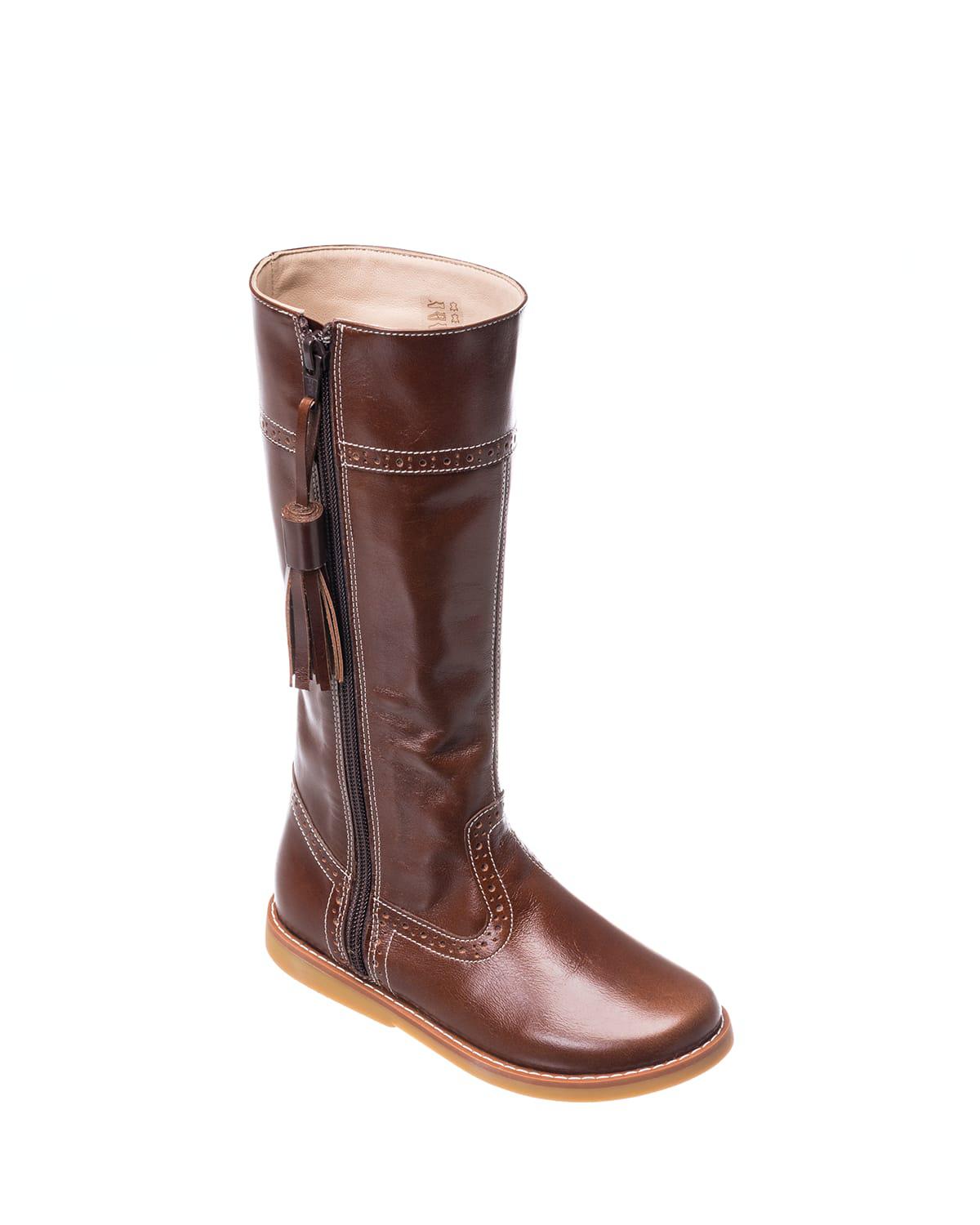 Girl's Leather Riding Boots, Kids by ELEPHANTITO