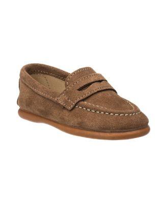 Unisex Suede Penny Loafer by ELEPHANTITO