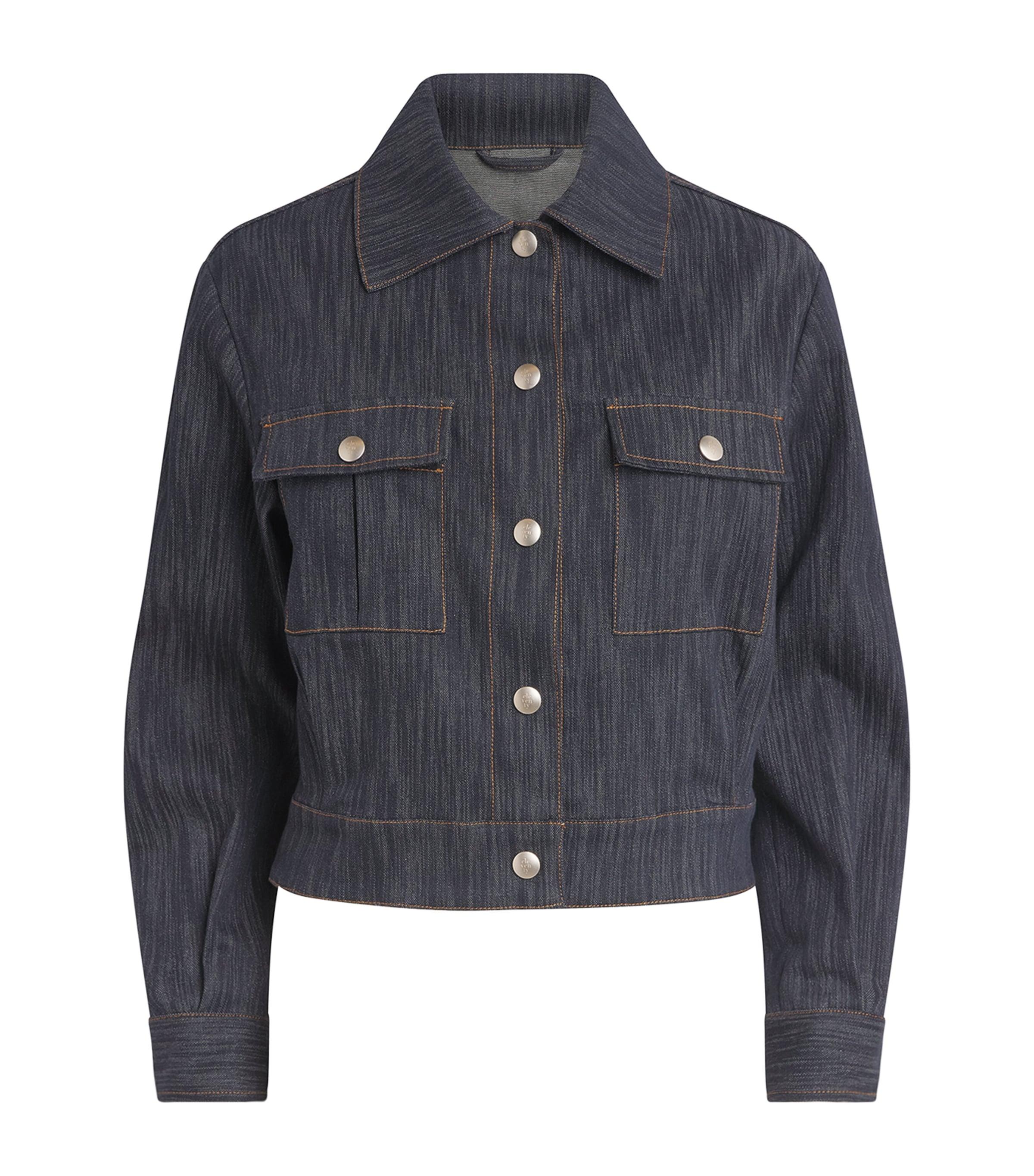 Eleventy Chambray Twin-Pocket Jacket by ELEVENTY