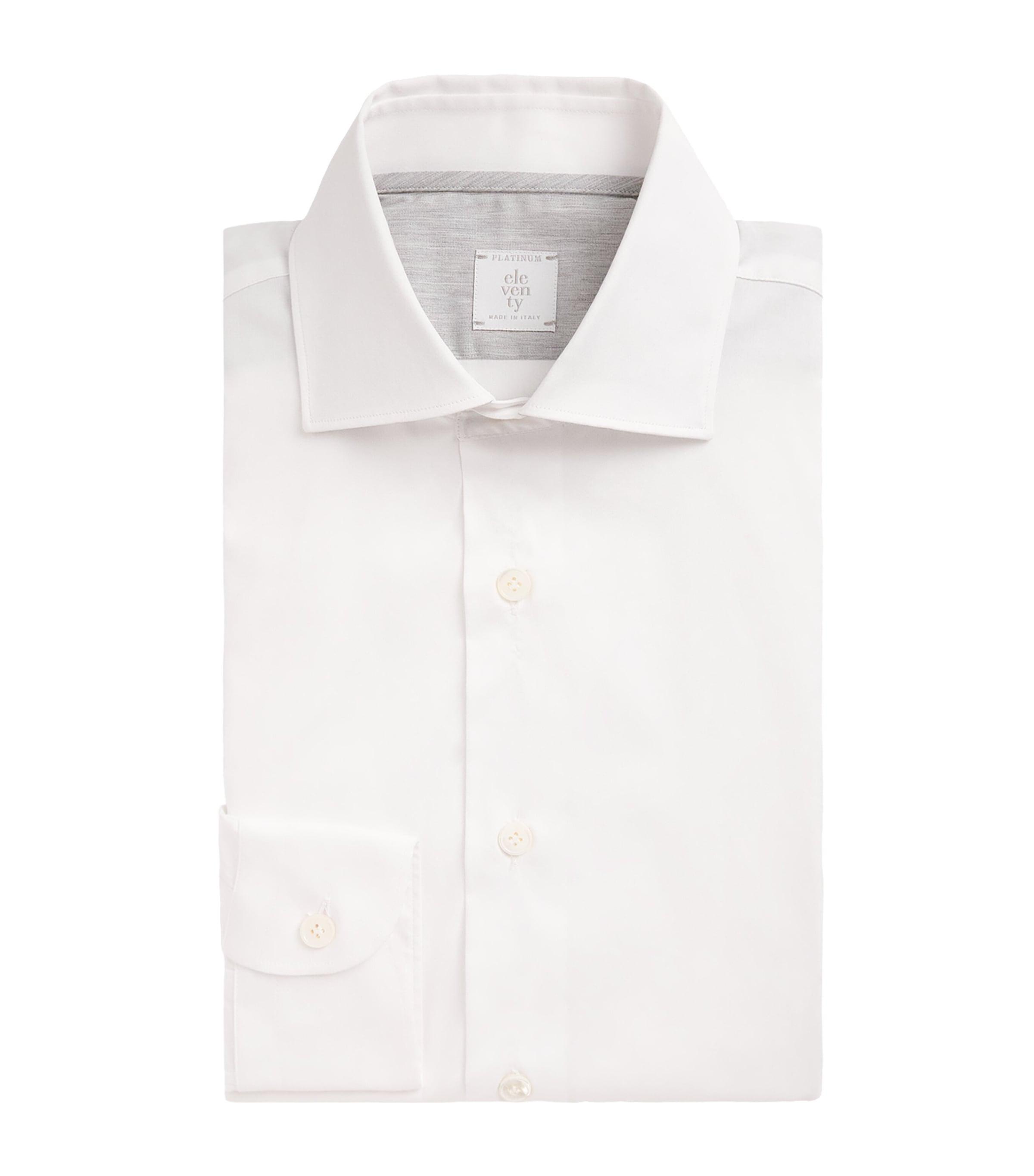 Eleventy Stretch-Cotton Shirt by ELEVENTY