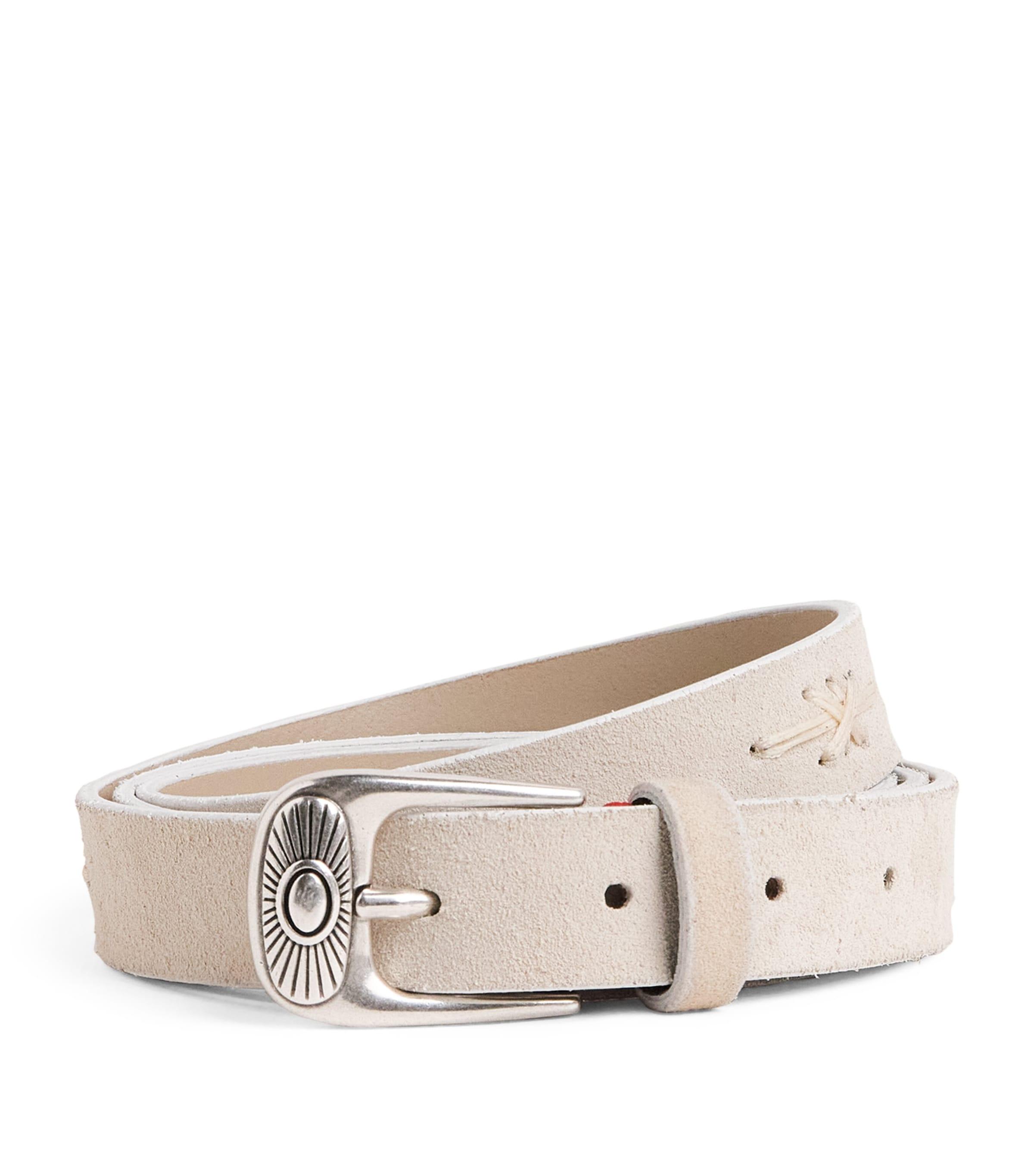 Eleventy Suede Western Belt by ELEVENTY