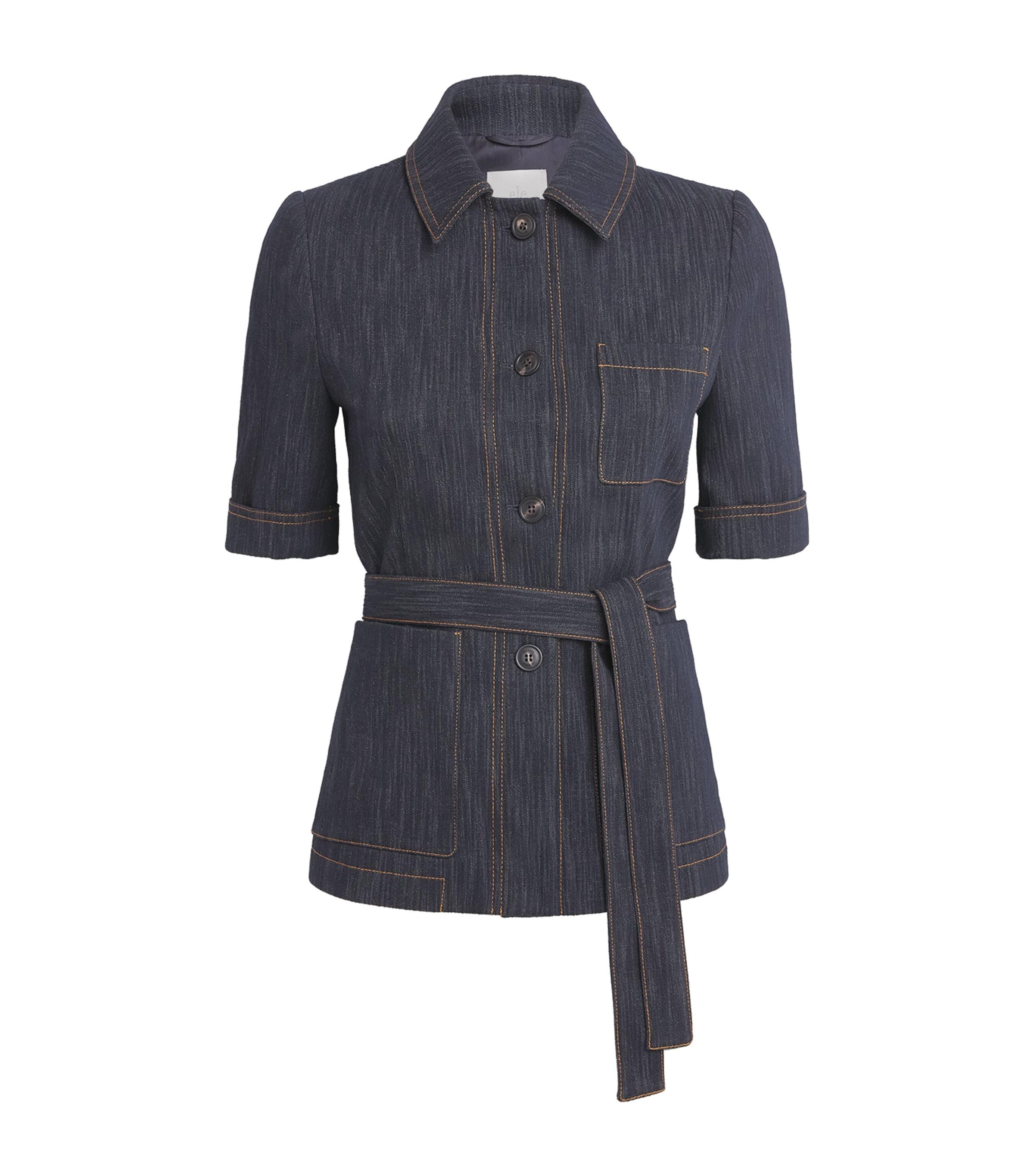 Eleventy Tie-Waist Blouse by ELEVENTY