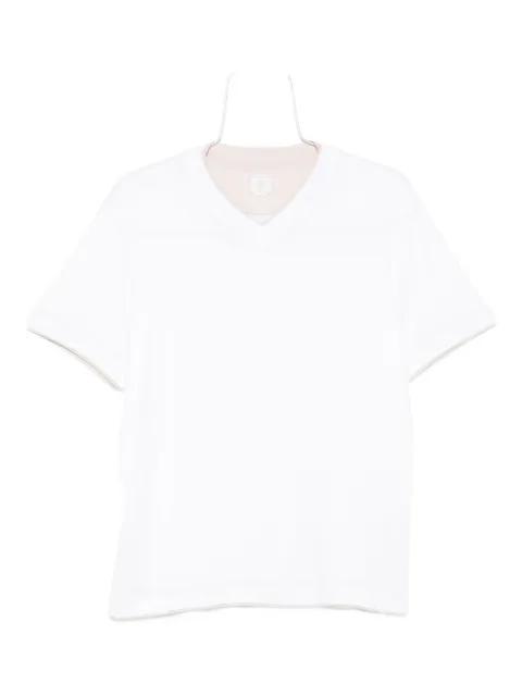 V-neck cotton T-shirt by ELEVENTY