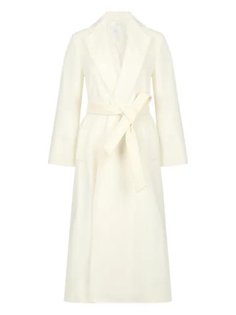 belted wrap coat by ELEVENTY
