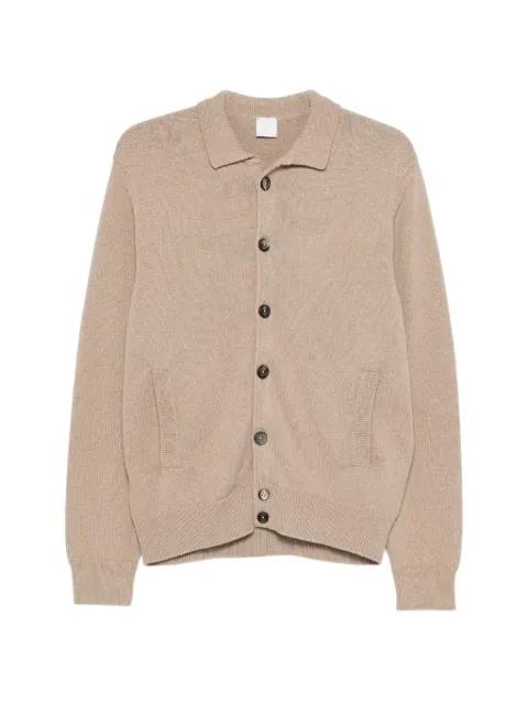 button cotton cardigan by ELEVENTY