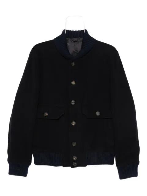 button-fastening flap-pocket jacket by ELEVENTY