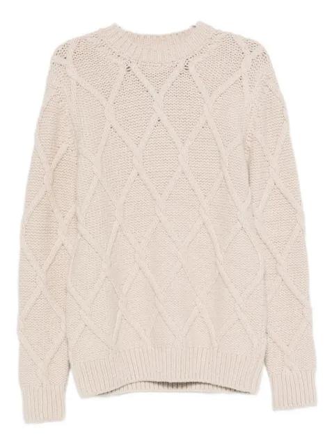 cable-knit crew-neck sweater by ELEVENTY