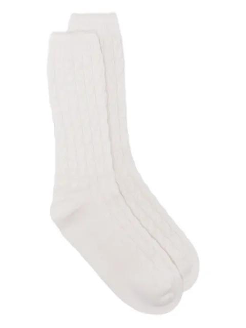 cable-knit socks by ELEVENTY