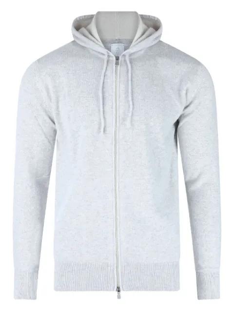 cashmere zip-fastening hoodie by ELEVENTY
