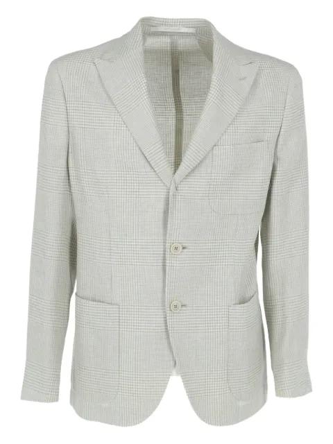 check-pattern blazer by ELEVENTY